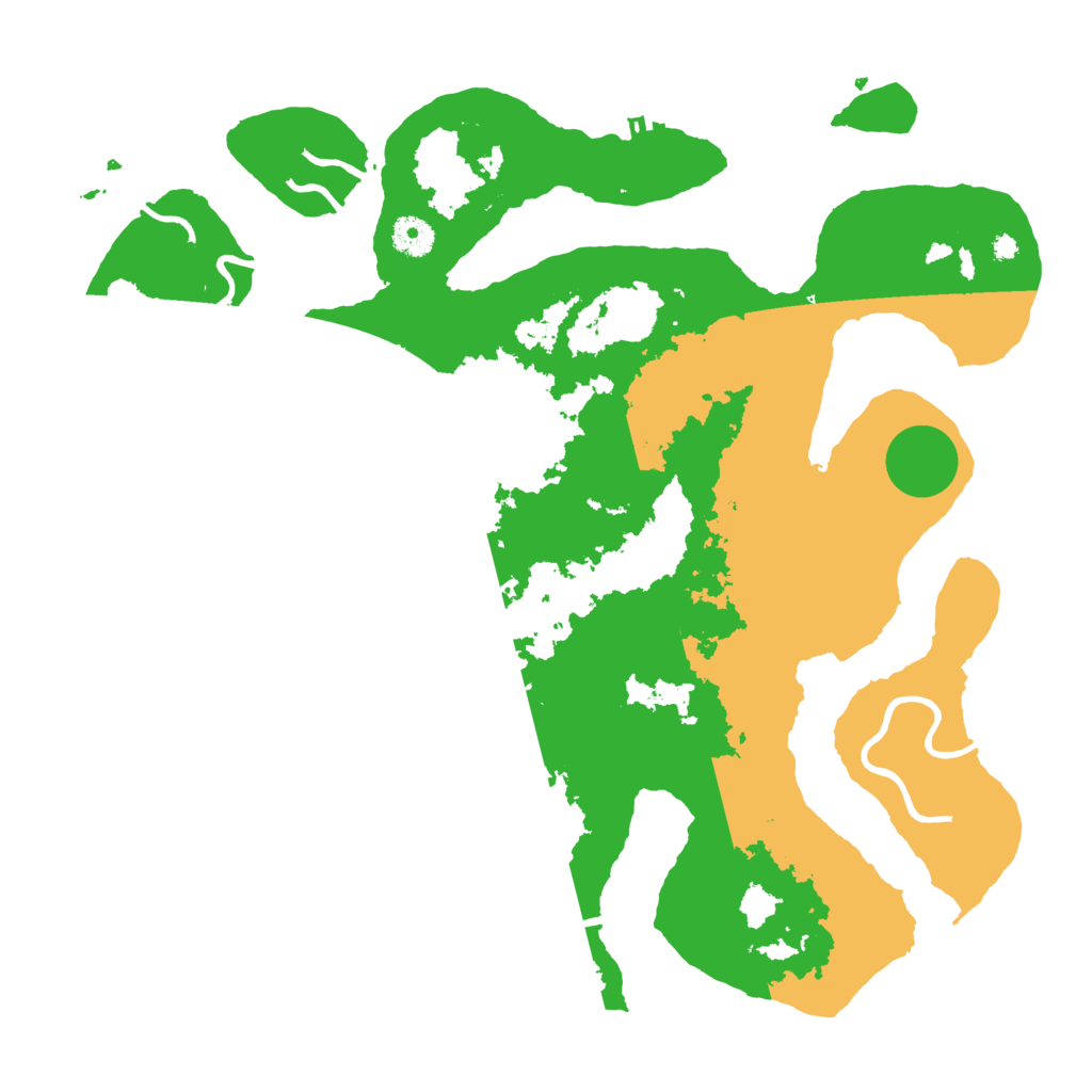 Biome Rust Map: Procedural Map, Size: 4000, Seed: 5266259