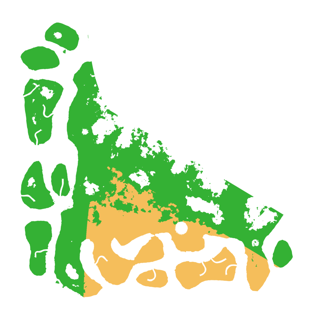 Biome Rust Map: Procedural Map, Size: 4500, Seed: 1981937