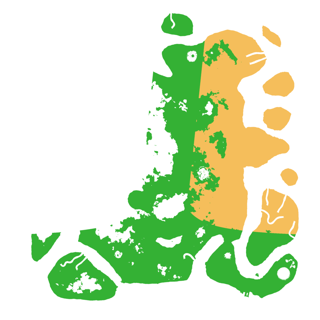 Biome Rust Map: Procedural Map, Size: 4500, Seed: 2833327