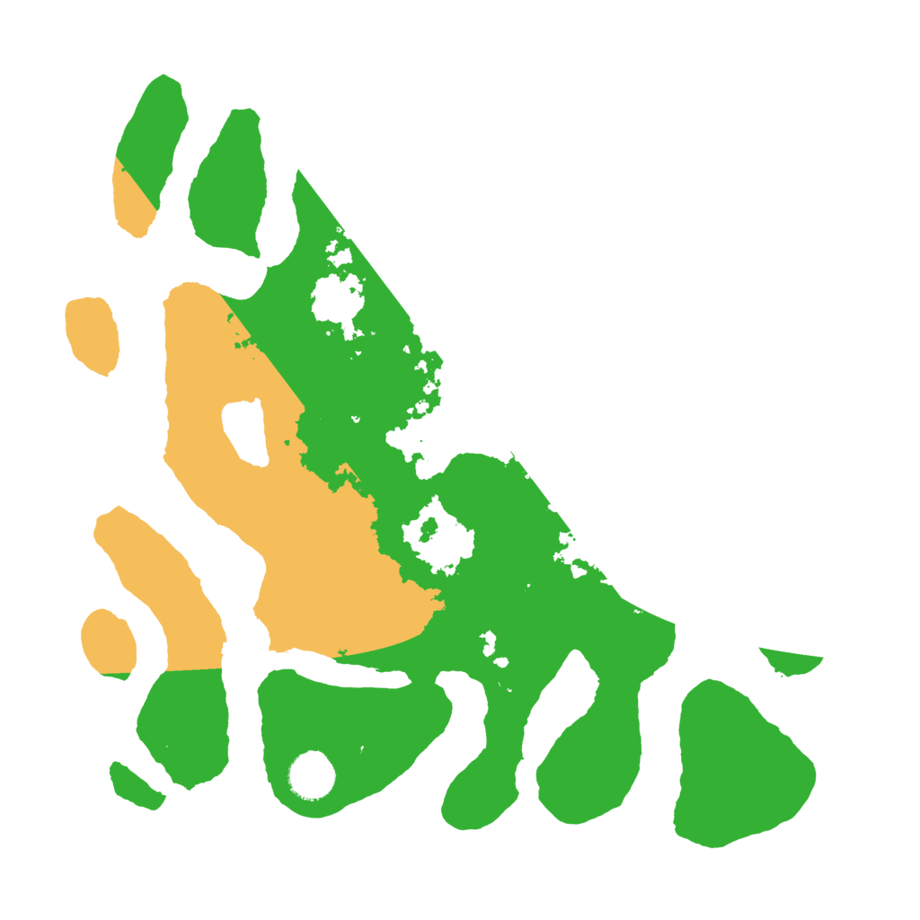 Biome Rust Map: Barren, Size: 3500, Seed: 5225931