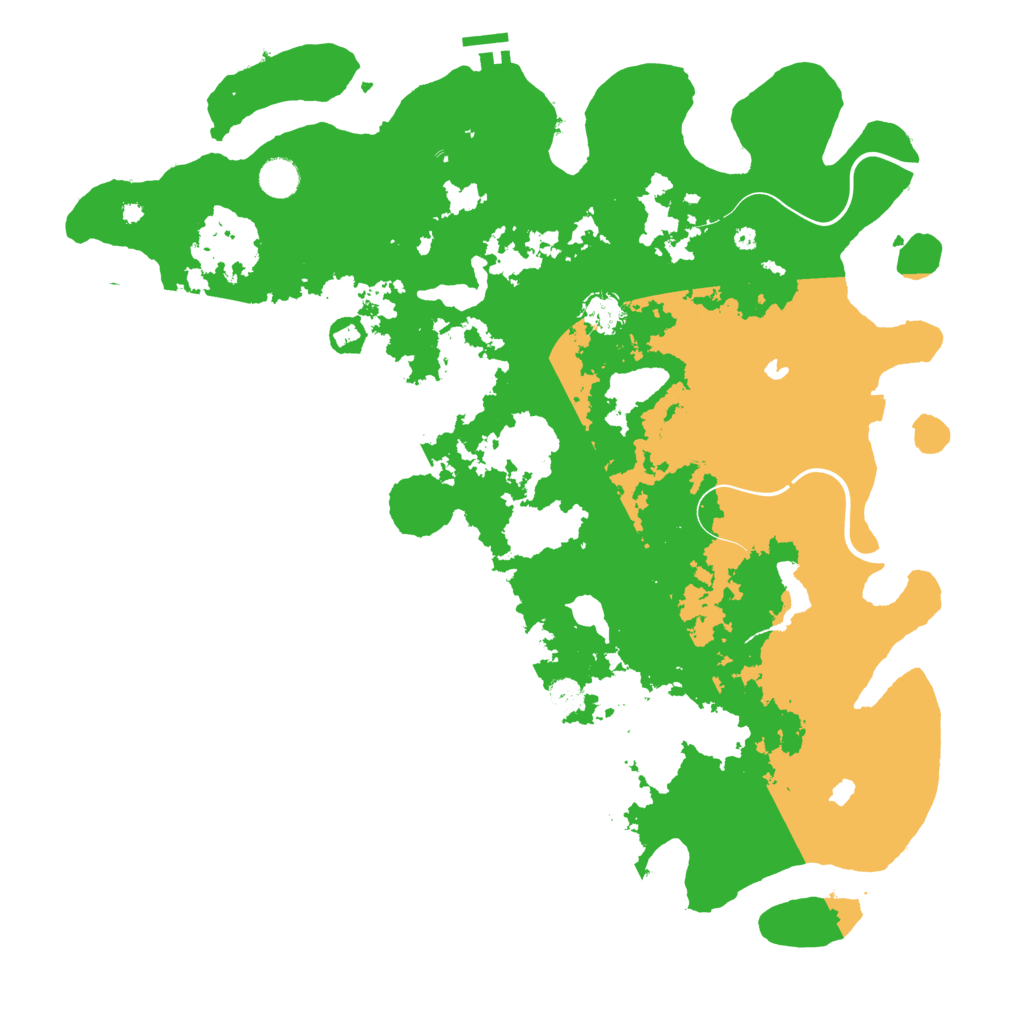 Biome Rust Map: Procedural Map, Size: 4500, Seed: 1916787