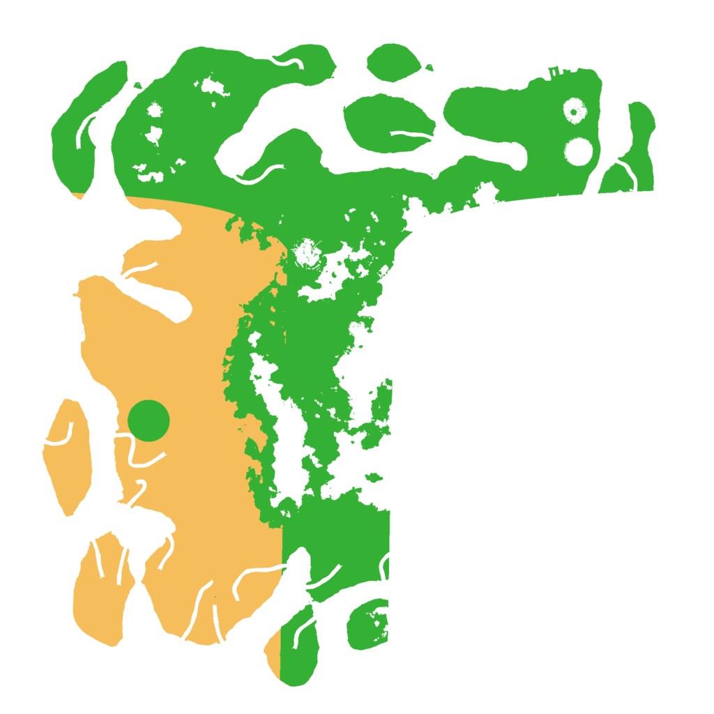 Biome Rust Map: Procedural Map, Size: 4500, Seed: 484587