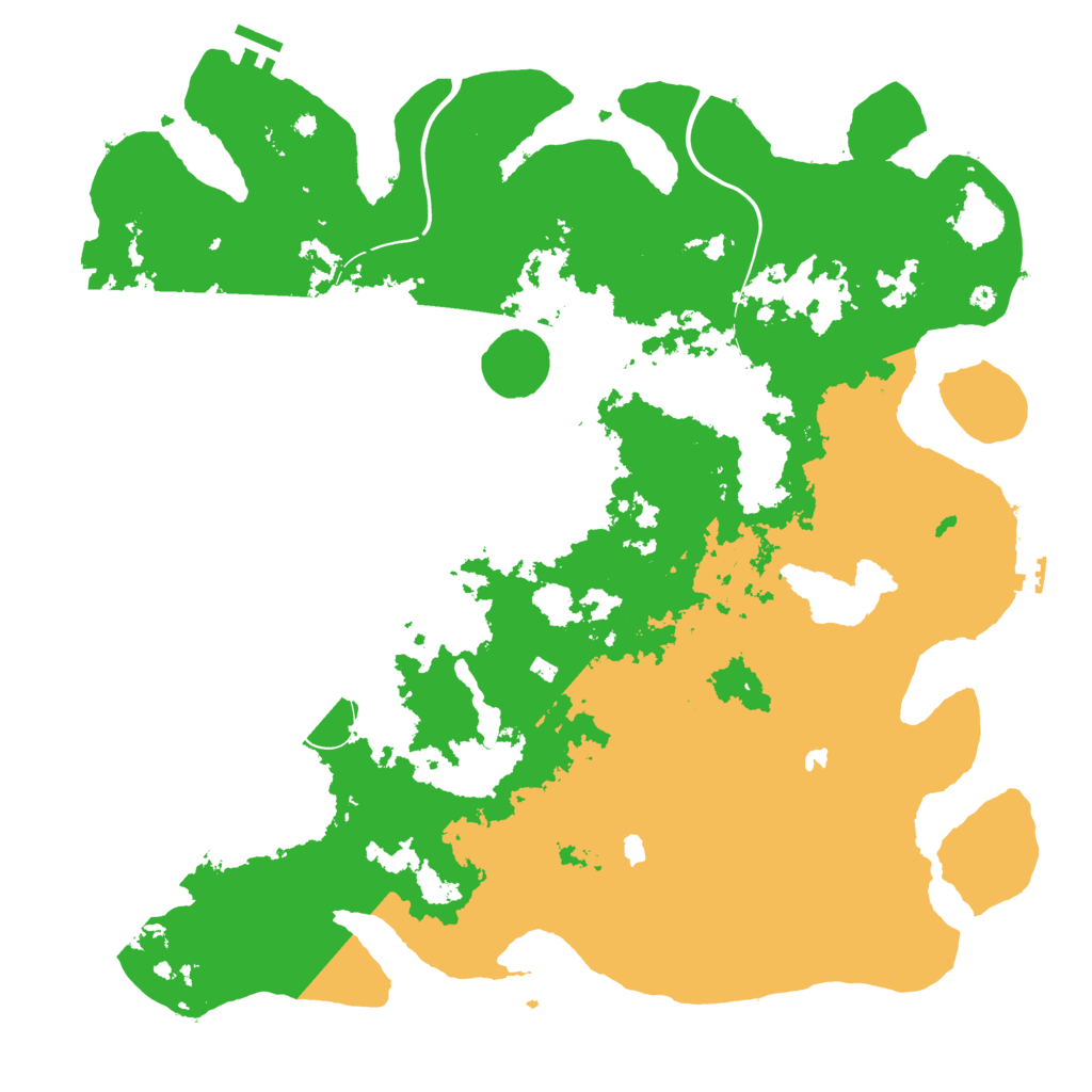 Biome Rust Map: Procedural Map, Size: 4500, Seed: 5910614