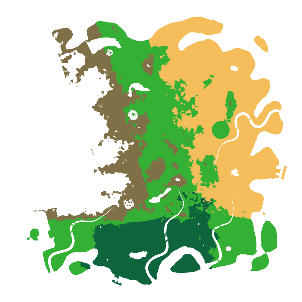 Biome Rust Map: Procedural Map, Size: 4500, Seed: 2192456