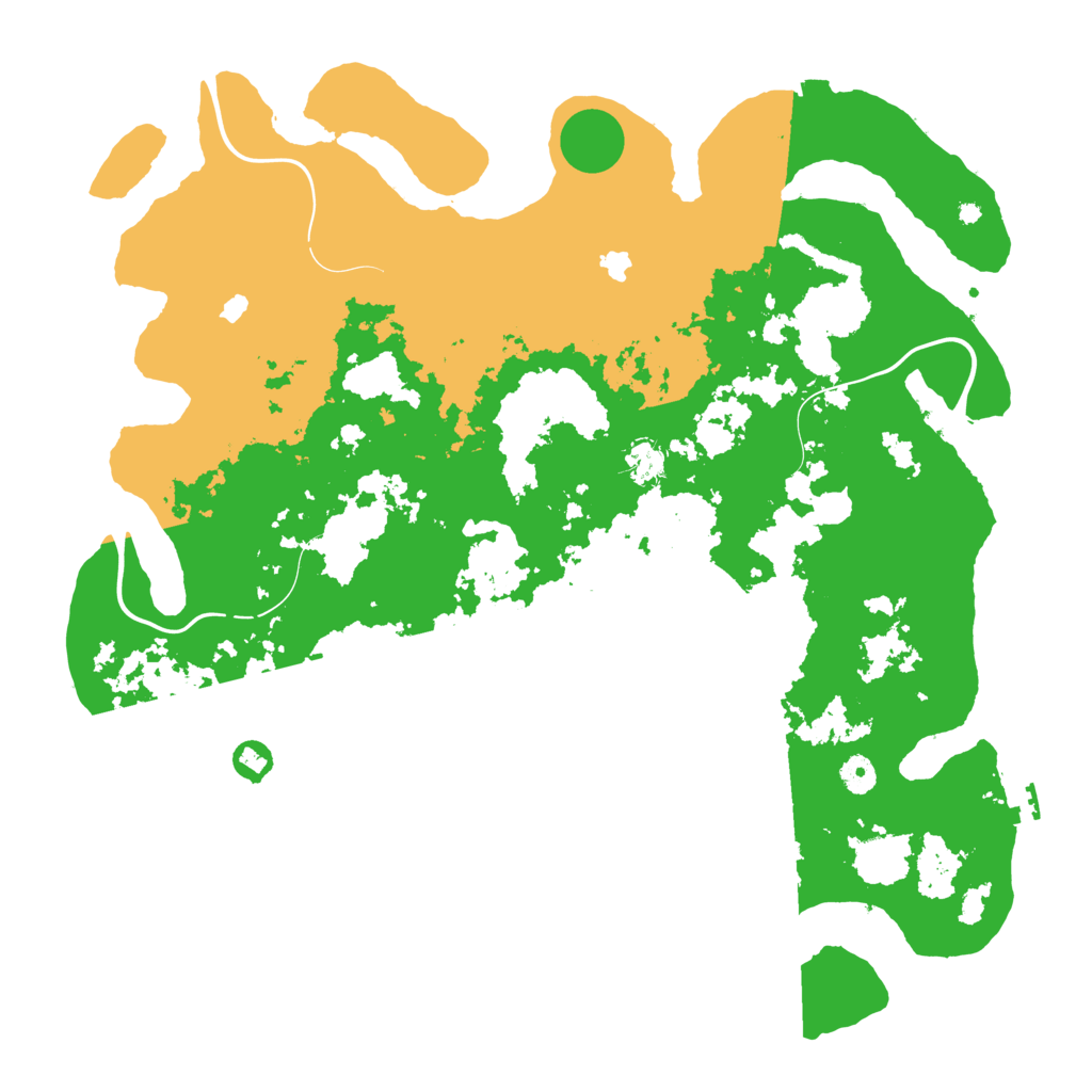 Biome Rust Map: Procedural Map, Size: 4500, Seed: 1085168