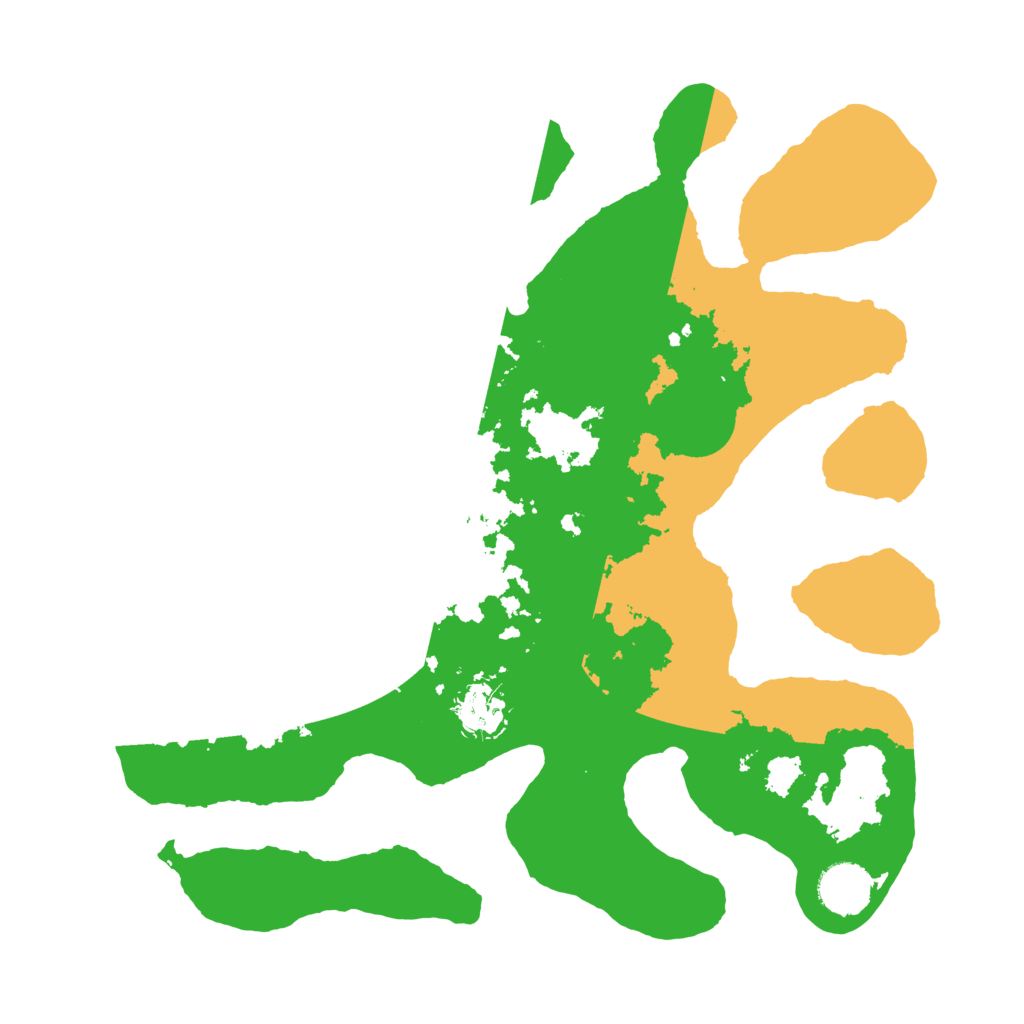 Biome Rust Map: Barren, Size: 3500, Seed: 1749204