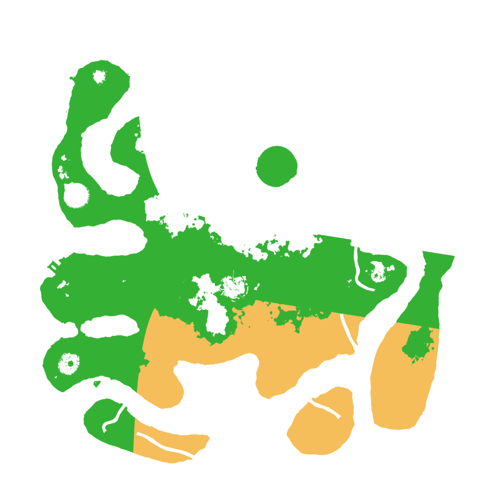 Biome Rust Map: Procedural Map, Size: 3500, Seed: 61825