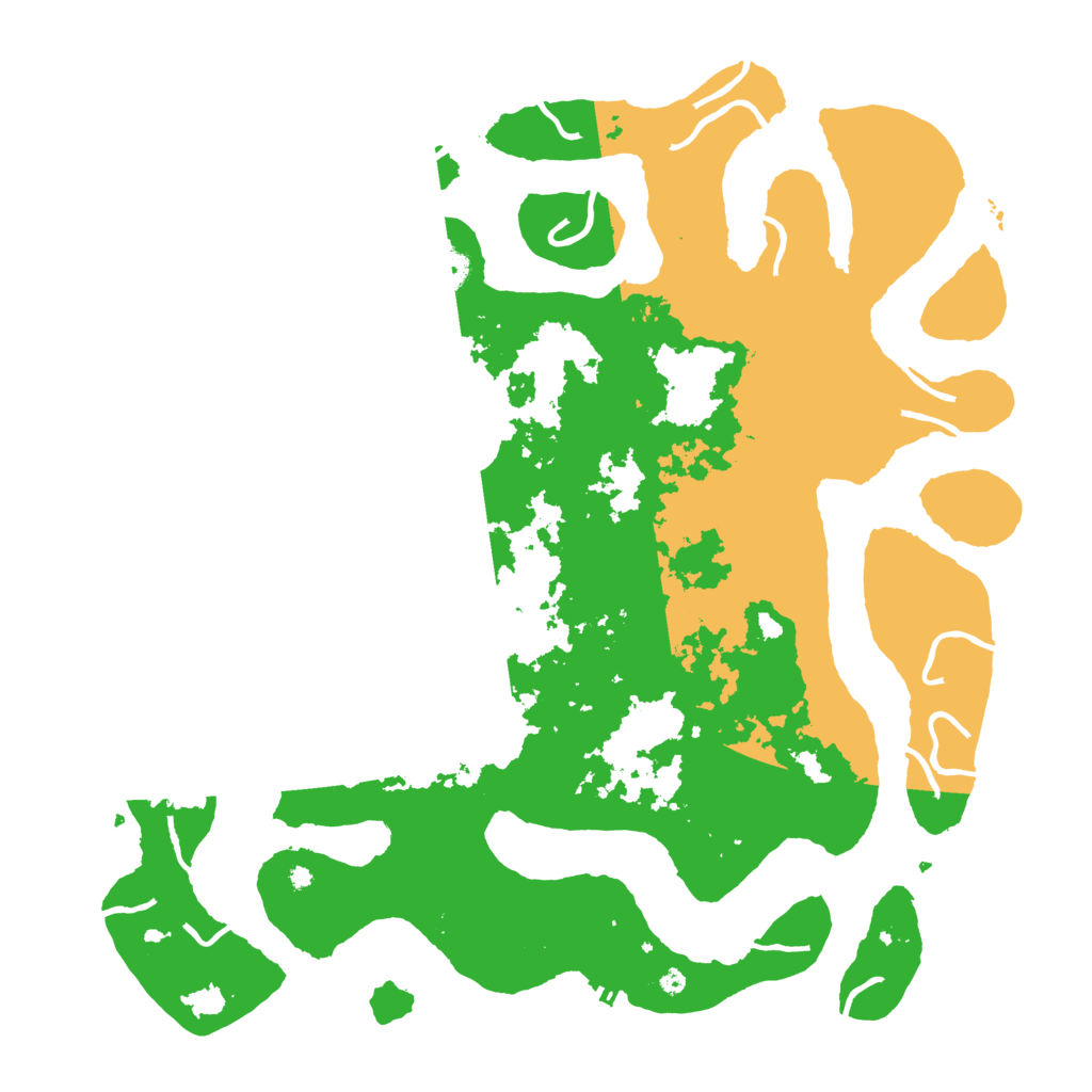 Biome Rust Map: Procedural Map, Size: 4500, Seed: 3000117