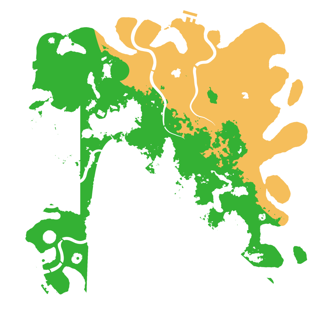 Biome Rust Map: Procedural Map, Size: 4500, Seed: 3289062