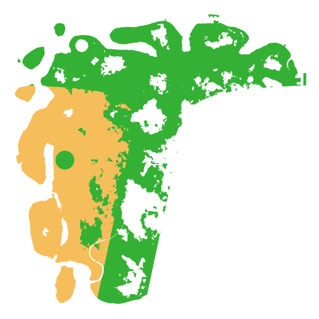 Biome Rust Map: Procedural Map, Size: 4500, Seed: 4187755
