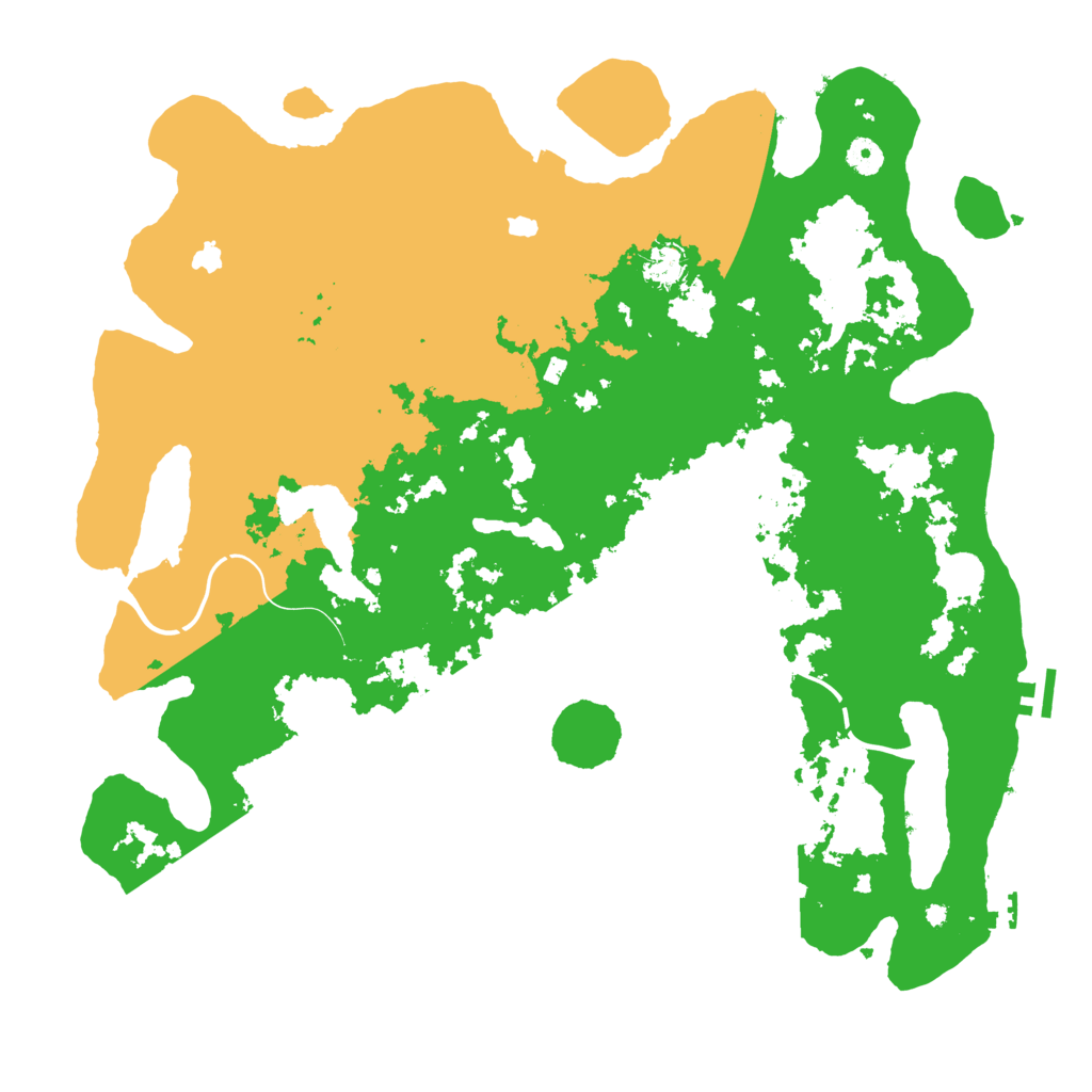 Biome Rust Map: Procedural Map, Size: 4500, Seed: 3204705