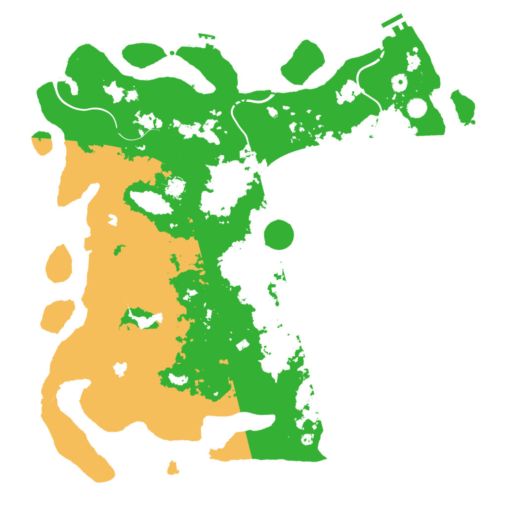 Biome Rust Map: Procedural Map, Size: 4500, Seed: 6091648