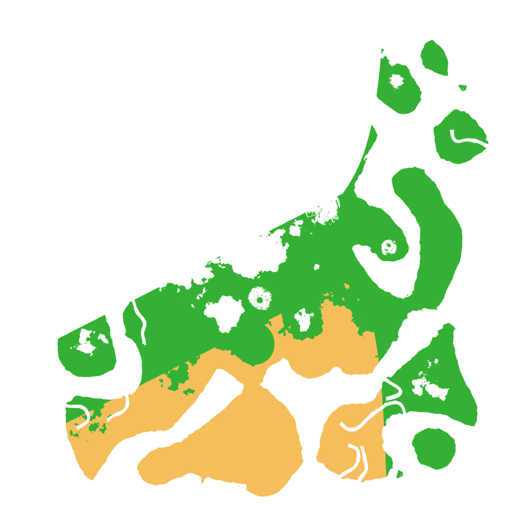Biome Rust Map: Procedural Map, Size: 3500, Seed: 2634928