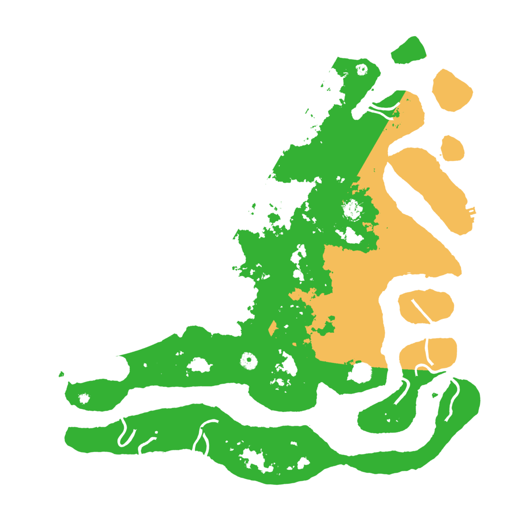 Biome Rust Map: Procedural Map, Size: 4500, Seed: 1894803
