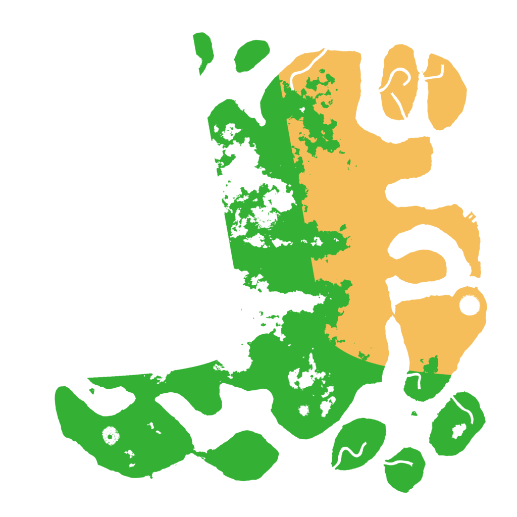 Biome Rust Map: Procedural Map, Size: 4500, Seed: 1179596