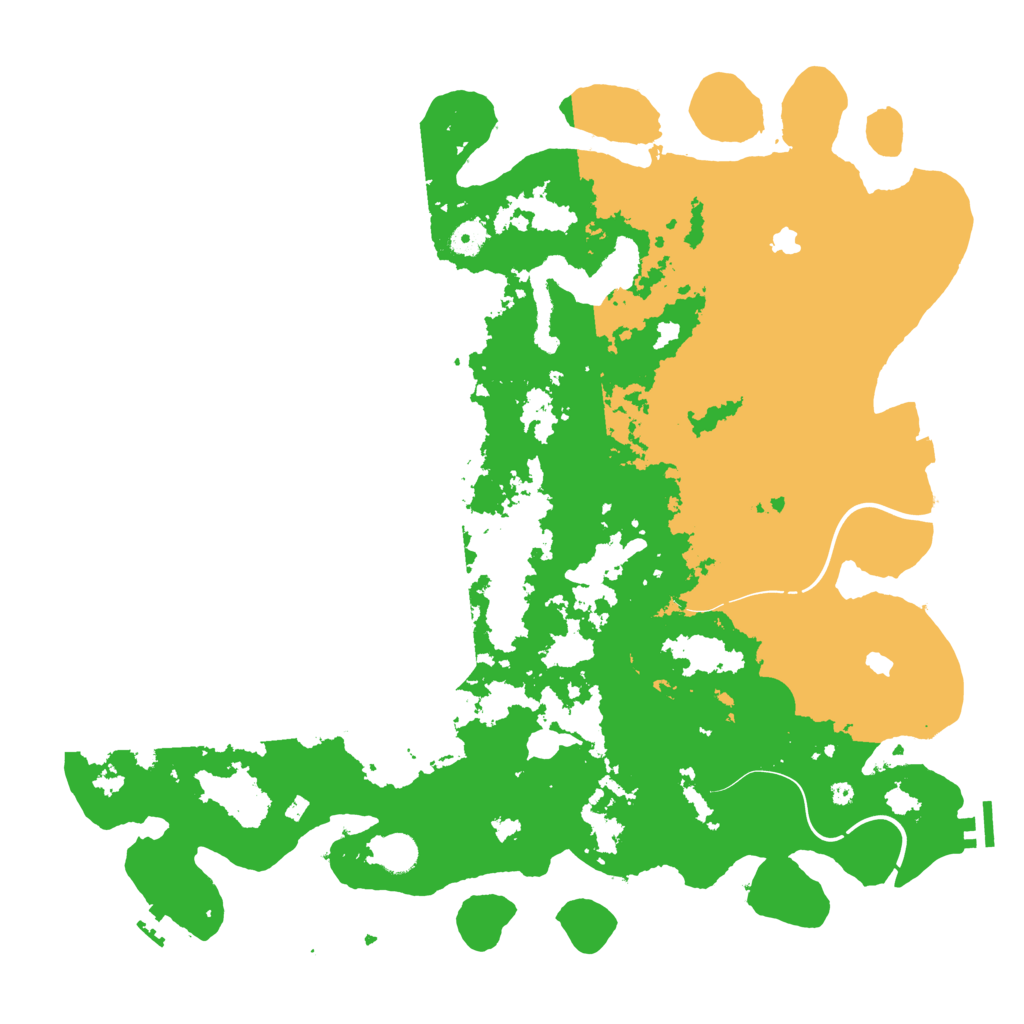 Biome Rust Map: Procedural Map, Size: 4500, Seed: 4935260
