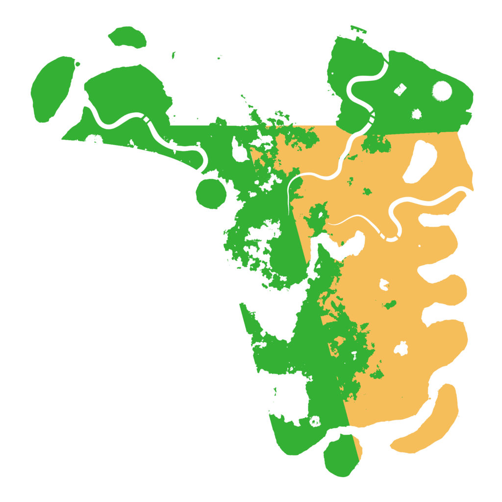 Biome Rust Map: Procedural Map, Size: 4500, Seed: 5534792