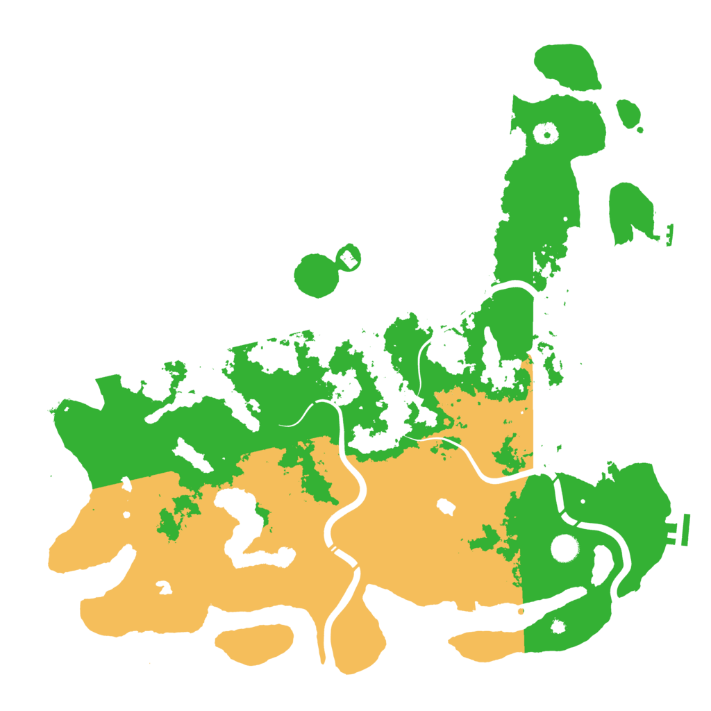Biome Rust Map: Procedural Map, Size: 4500, Seed: 4412678