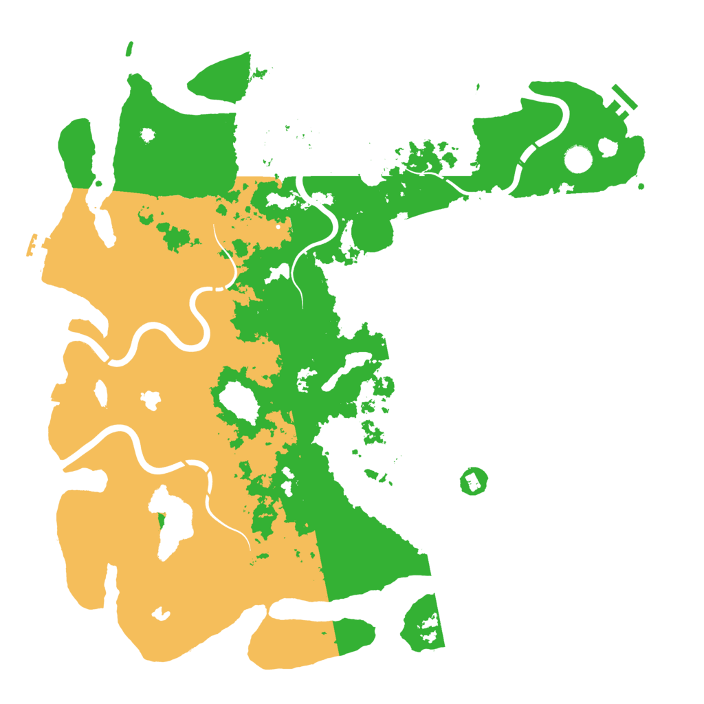 Biome Rust Map: Procedural Map, Size: 4500, Seed: 6401619