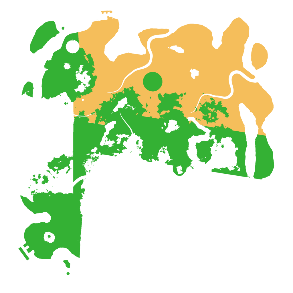 Biome Rust Map: Procedural Map, Size: 4000, Seed: 4121542