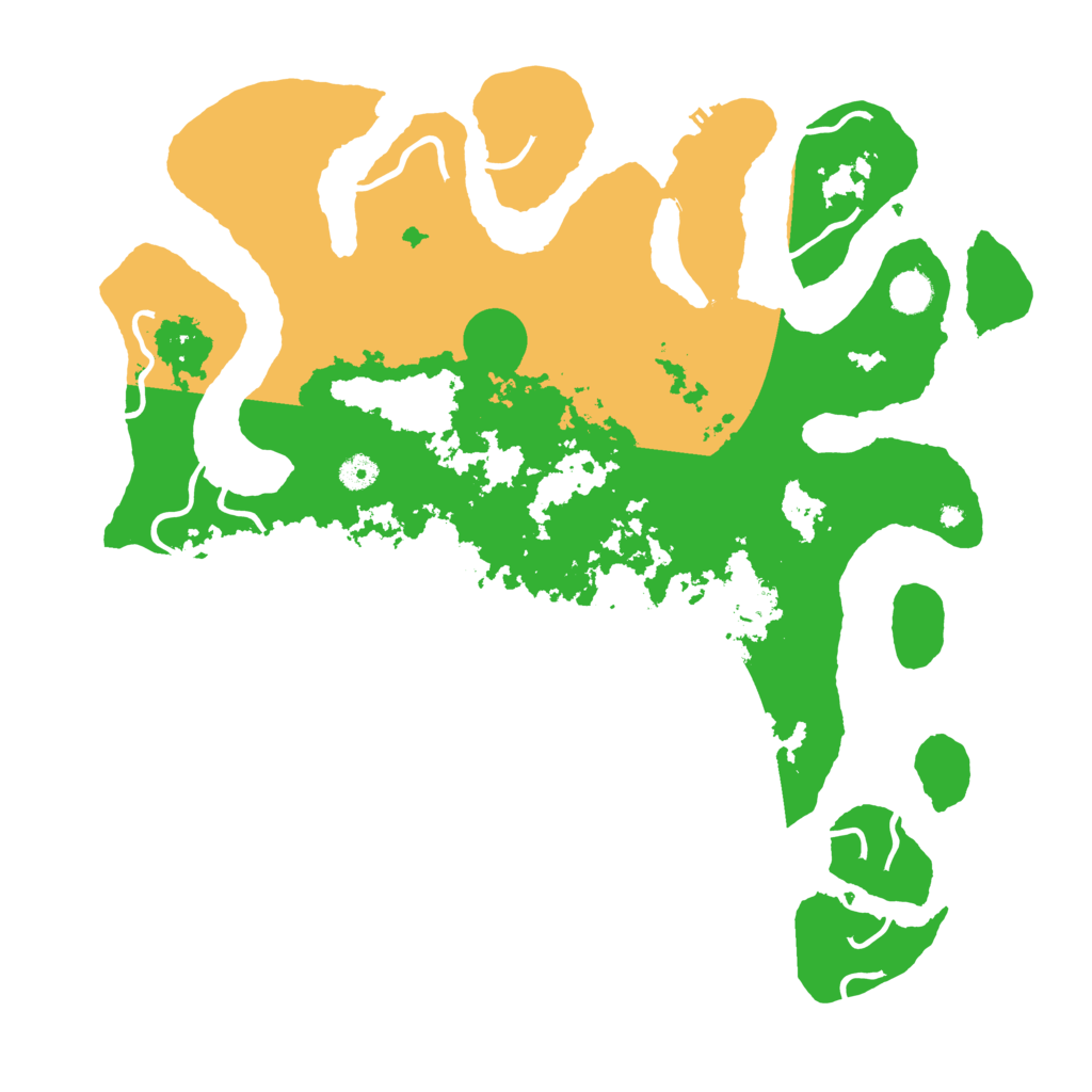 Biome Rust Map: Procedural Map, Size: 4500, Seed: 5619247