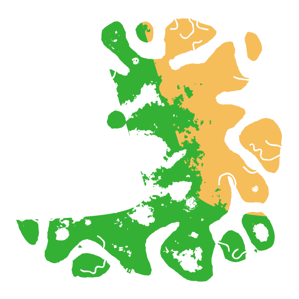 Biome Rust Map: Procedural Map, Size: 4500, Seed: 1386583