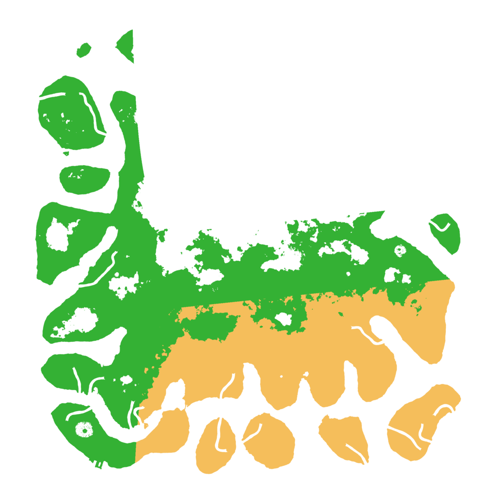 Biome Rust Map: Procedural Map, Size: 4500, Seed: 2096876