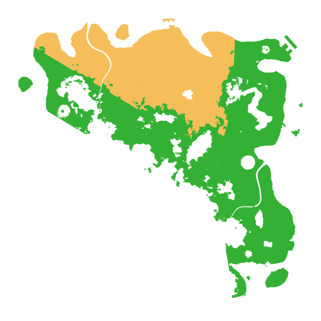 Biome Rust Map: Procedural Map, Size: 4000, Seed: 2620928