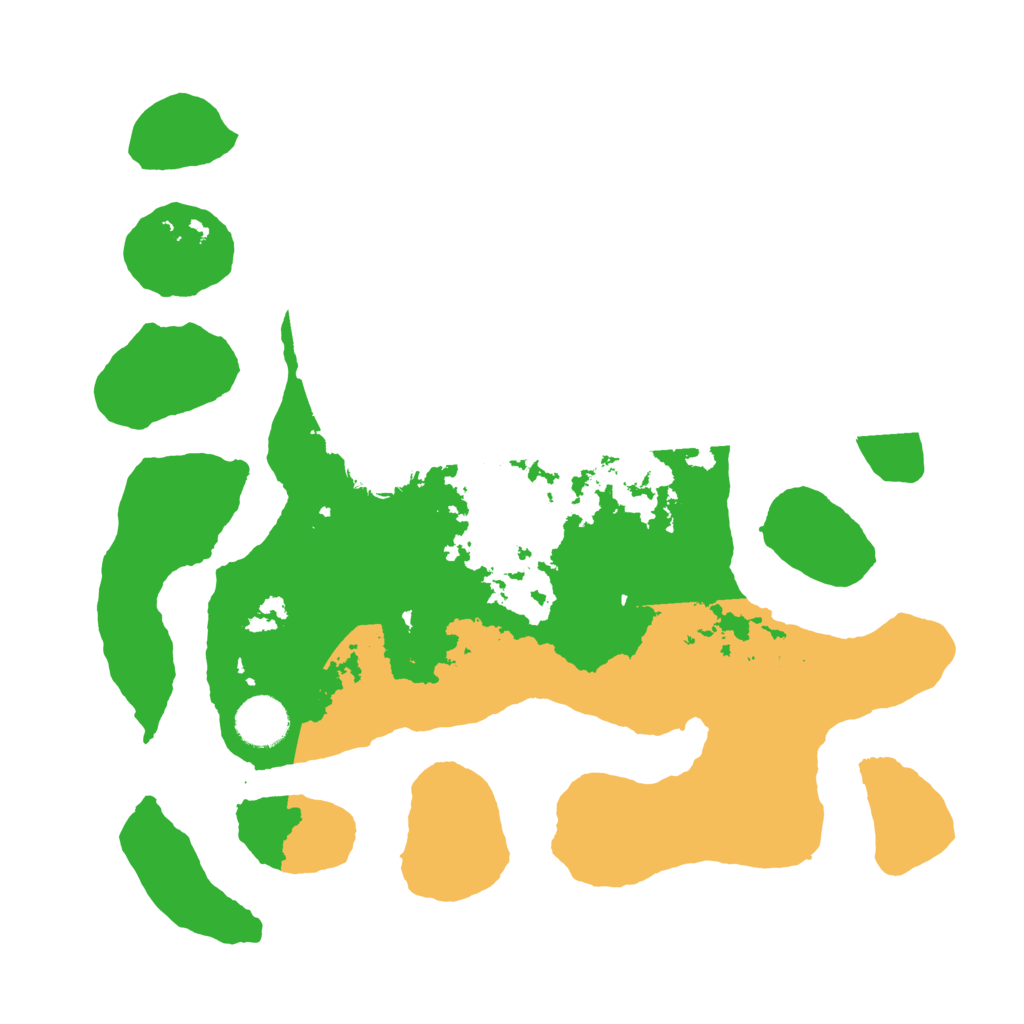 Biome Rust Map: Barren, Size: 3500, Seed: 5259947