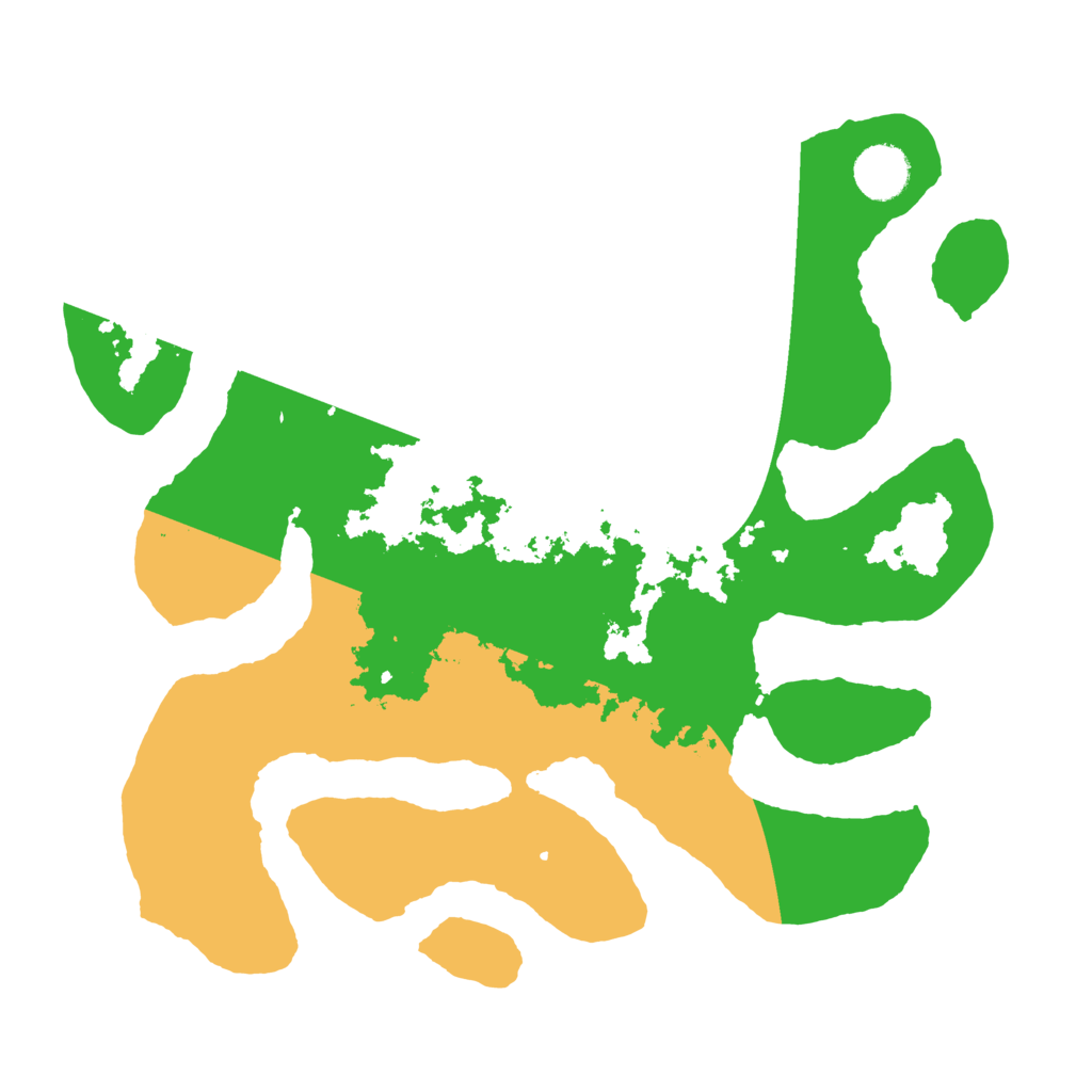 Biome Rust Map: Barren, Size: 3500, Seed: 4293304