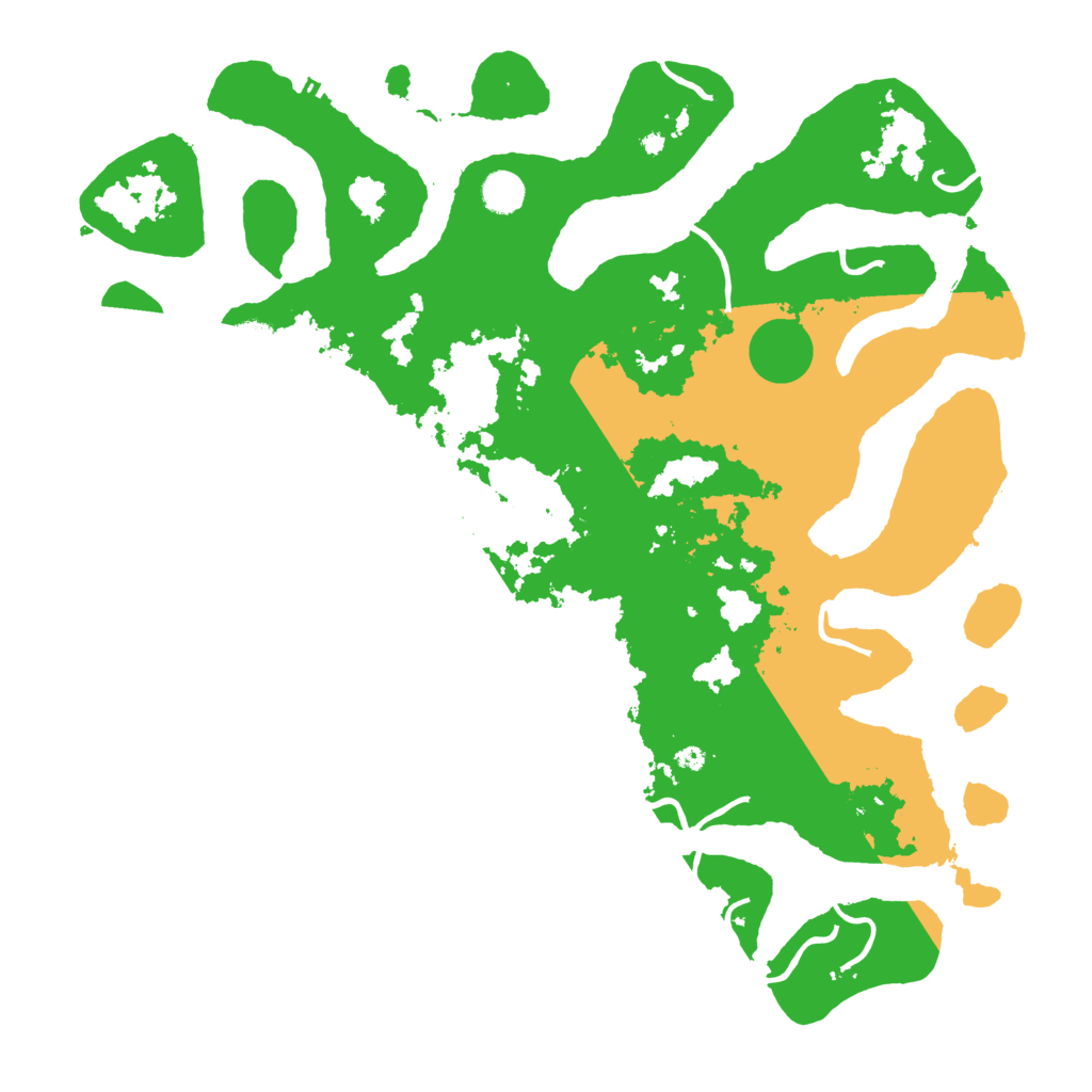 Biome Rust Map: Procedural Map, Size: 4500, Seed: 6107618