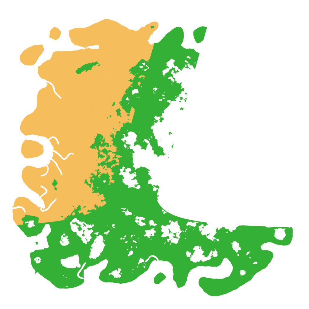 Biome Rust Map: Procedural Map, Size: 5000, Seed: 1136241617