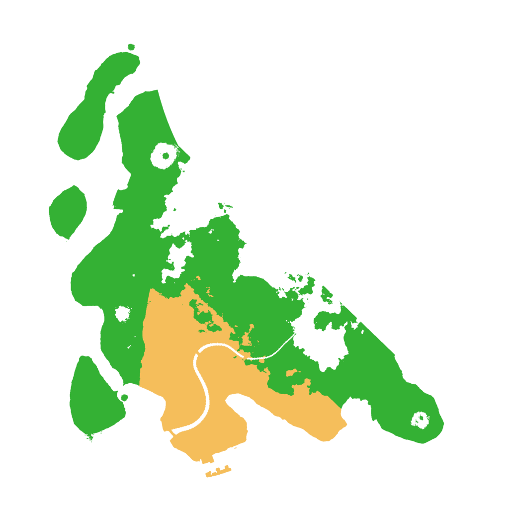 Biome Rust Map: Procedural Map, Size: 3000, Seed: 50042
