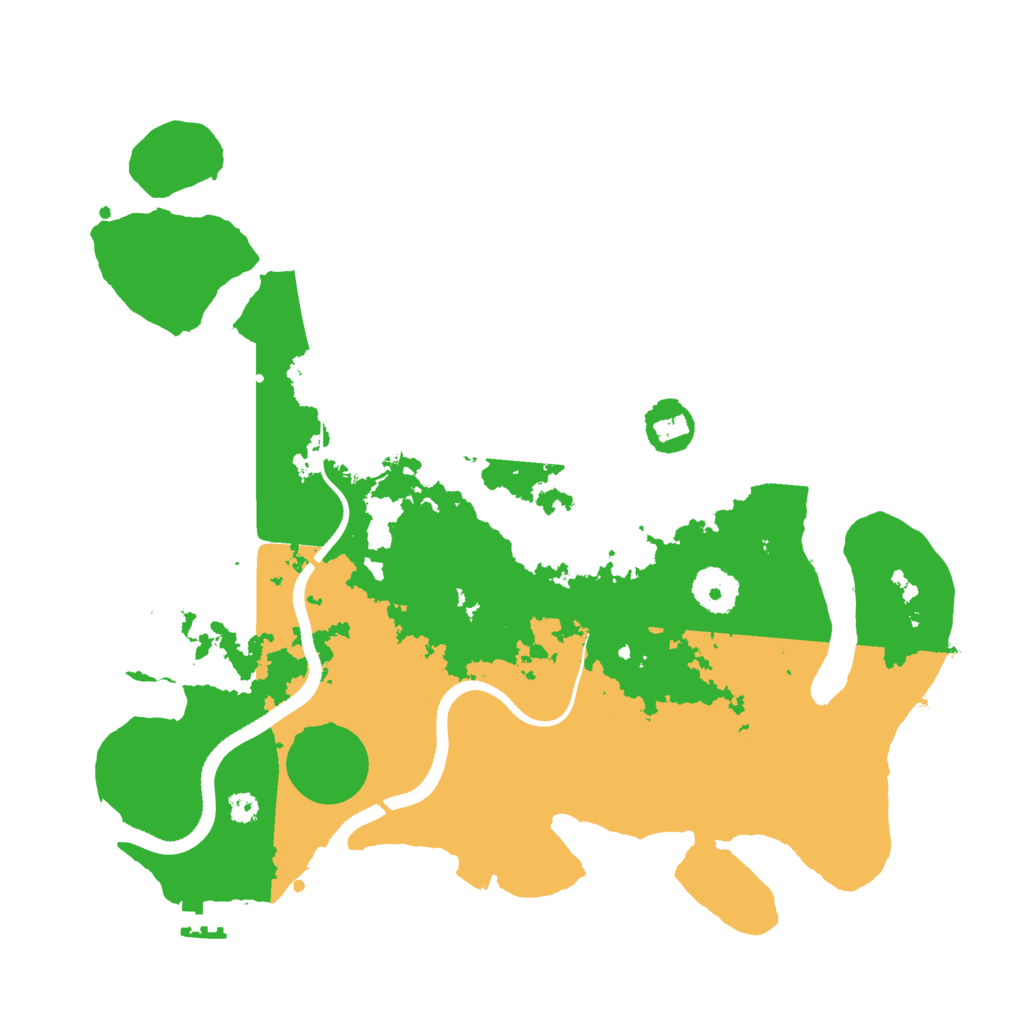 Biome Rust Map: Procedural Map, Size: 3400, Seed: 13400