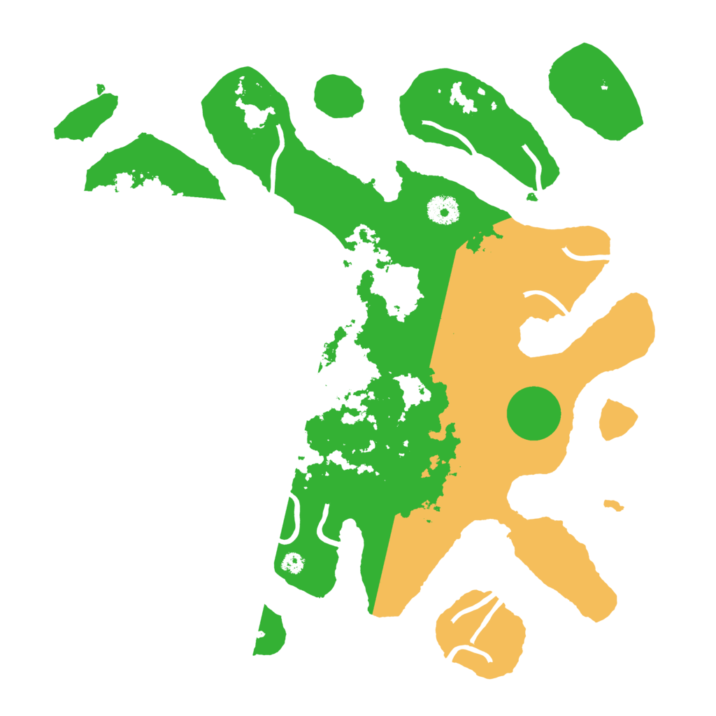 Biome Rust Map: Procedural Map, Size: 3500, Seed: 783258