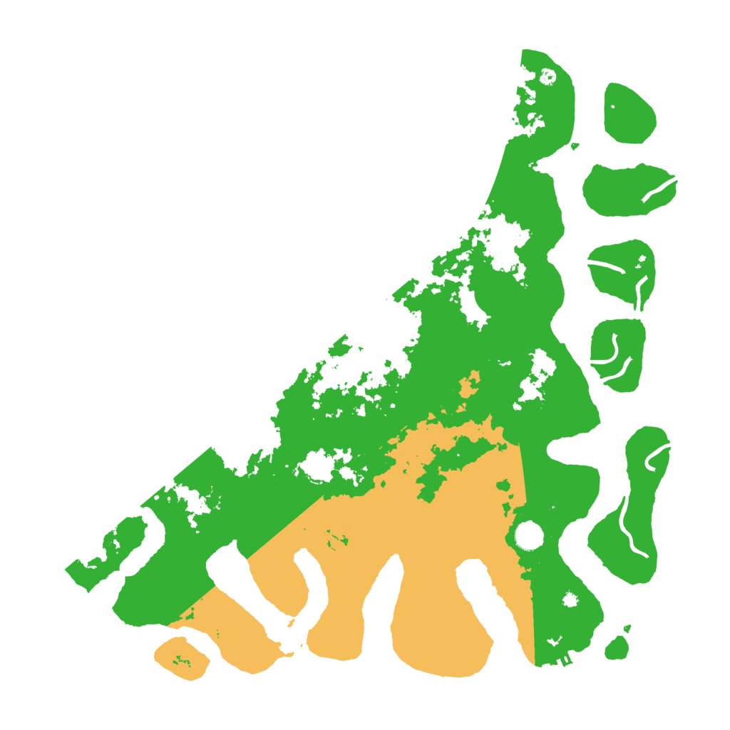 Biome Rust Map: Procedural Map, Size: 4500, Seed: 2393007