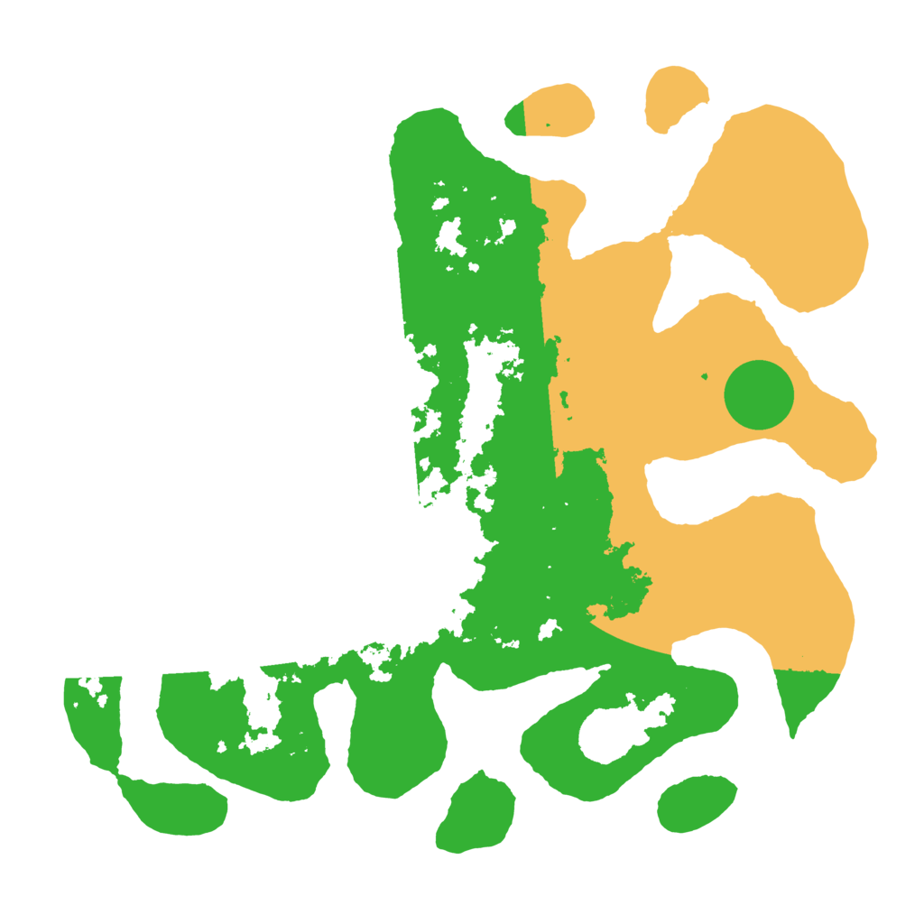 Biome Rust Map: Barren, Size: 3500, Seed: 256