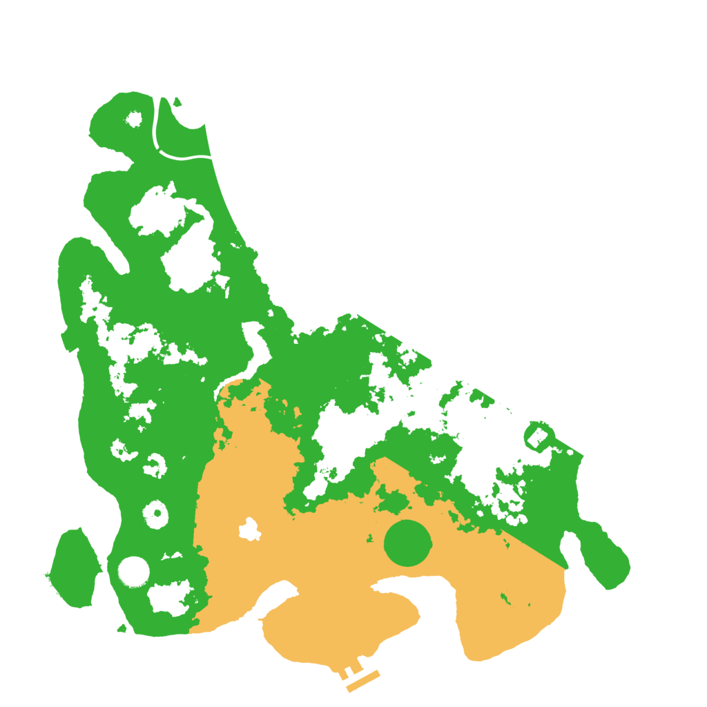 Biome Rust Map: Procedural Map, Size: 4000, Seed: 210555
