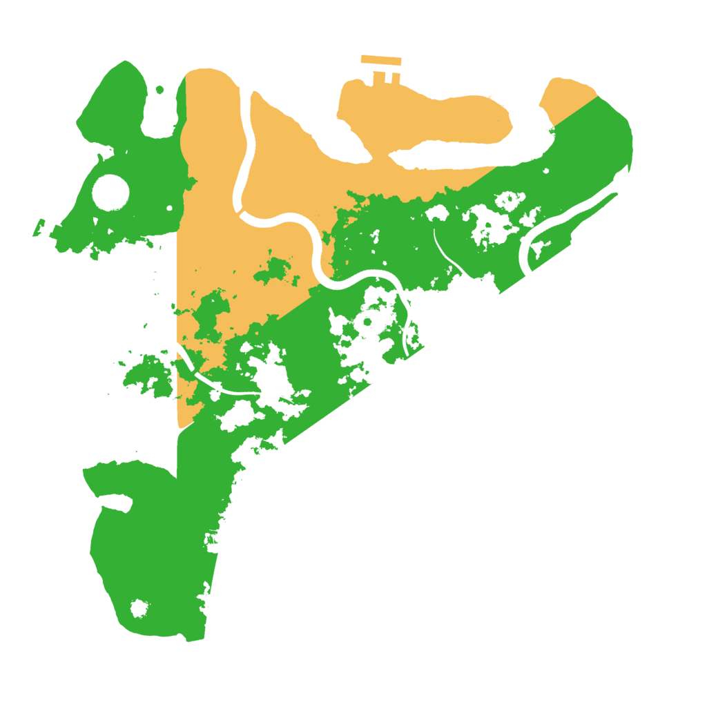 Biome Rust Map: Procedural Map, Size: 3550, Seed: 228782
