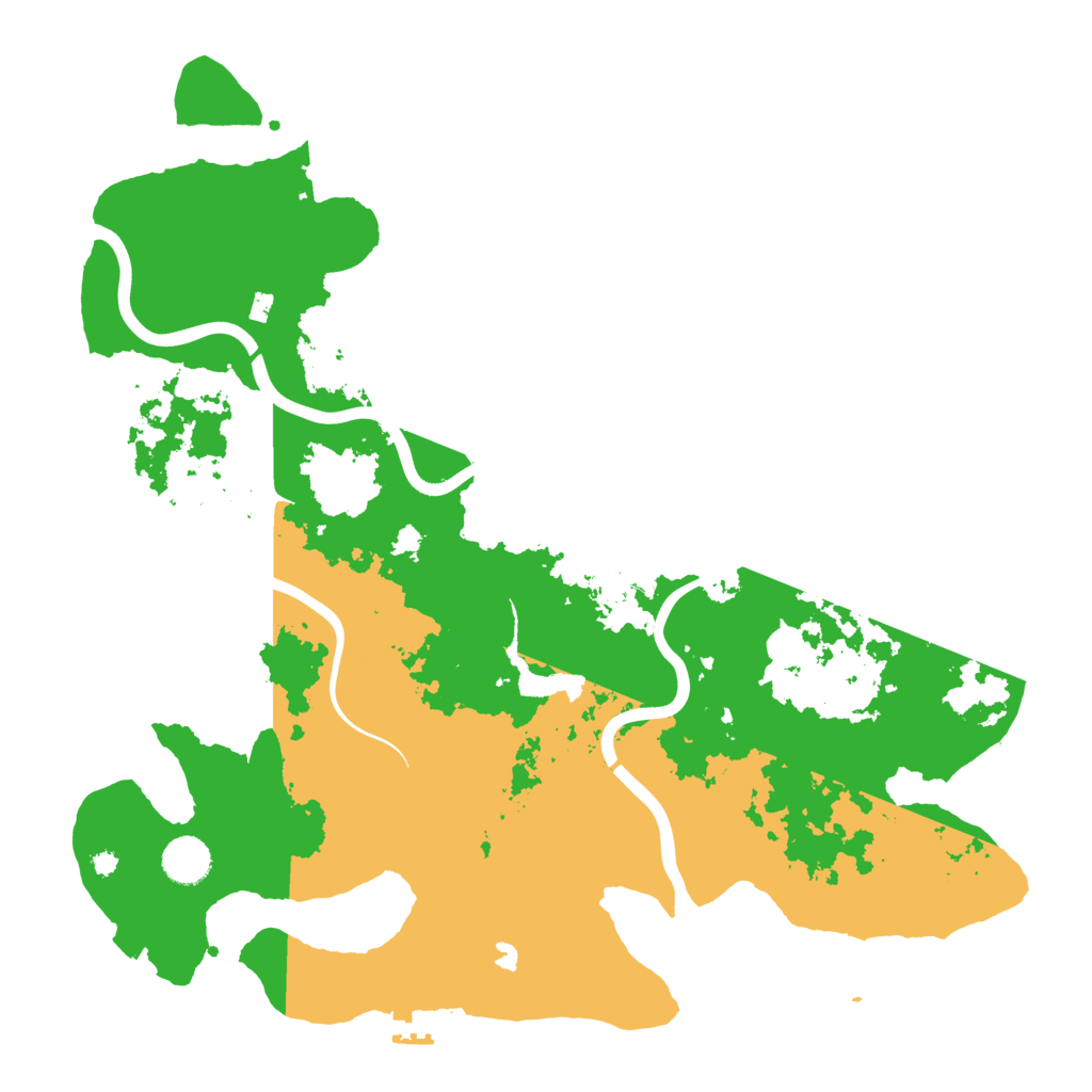 Biome Rust Map: Procedural Map, Size: 4000, Seed: 3310813