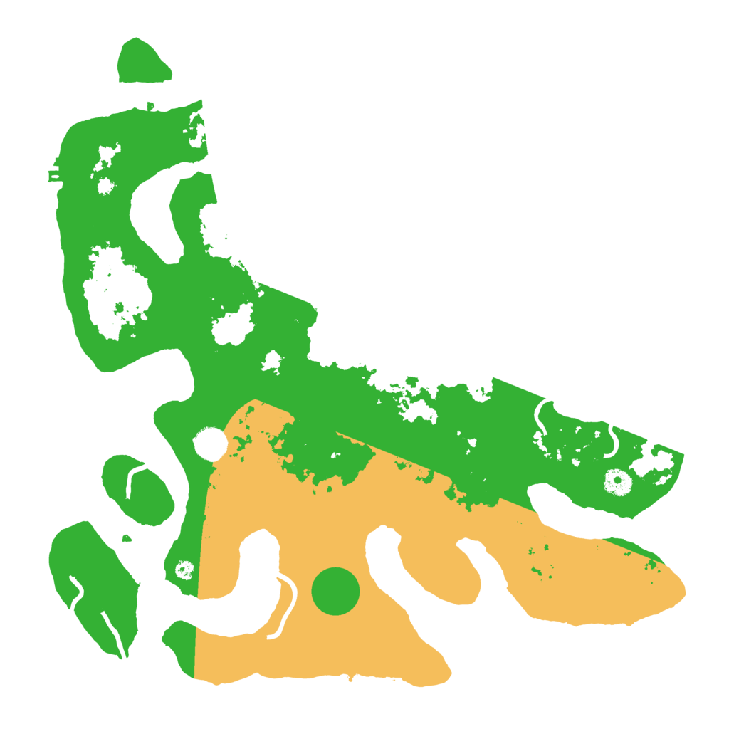 Biome Rust Map: Procedural Map, Size: 4000, Seed: 3310813