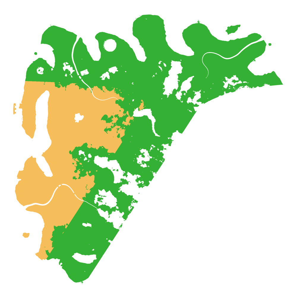 Biome Rust Map: Procedural Map, Size: 4250, Seed: 106787293