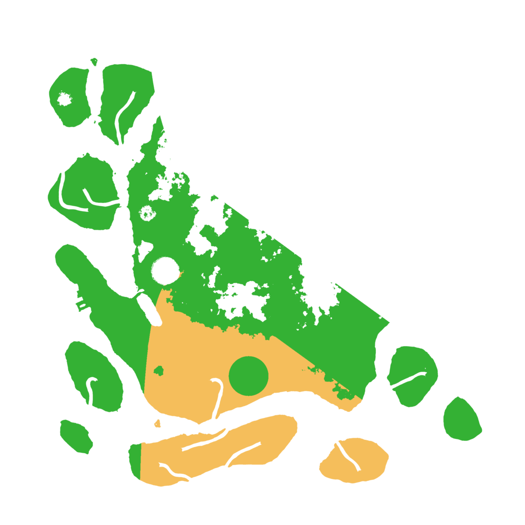 Biome Rust Map: Procedural Map, Size: 3500, Seed: 5530740