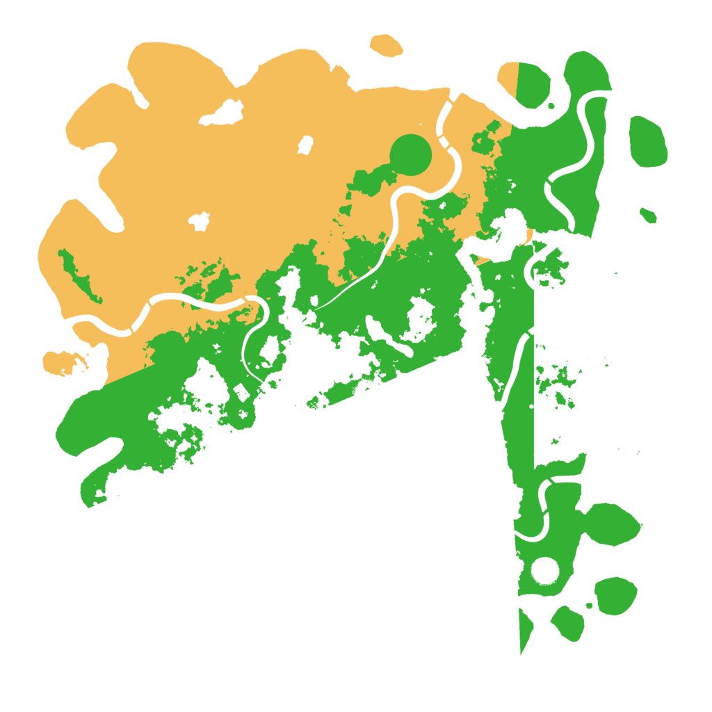 Biome Rust Map: Procedural Map, Size: 4500, Seed: 6253841