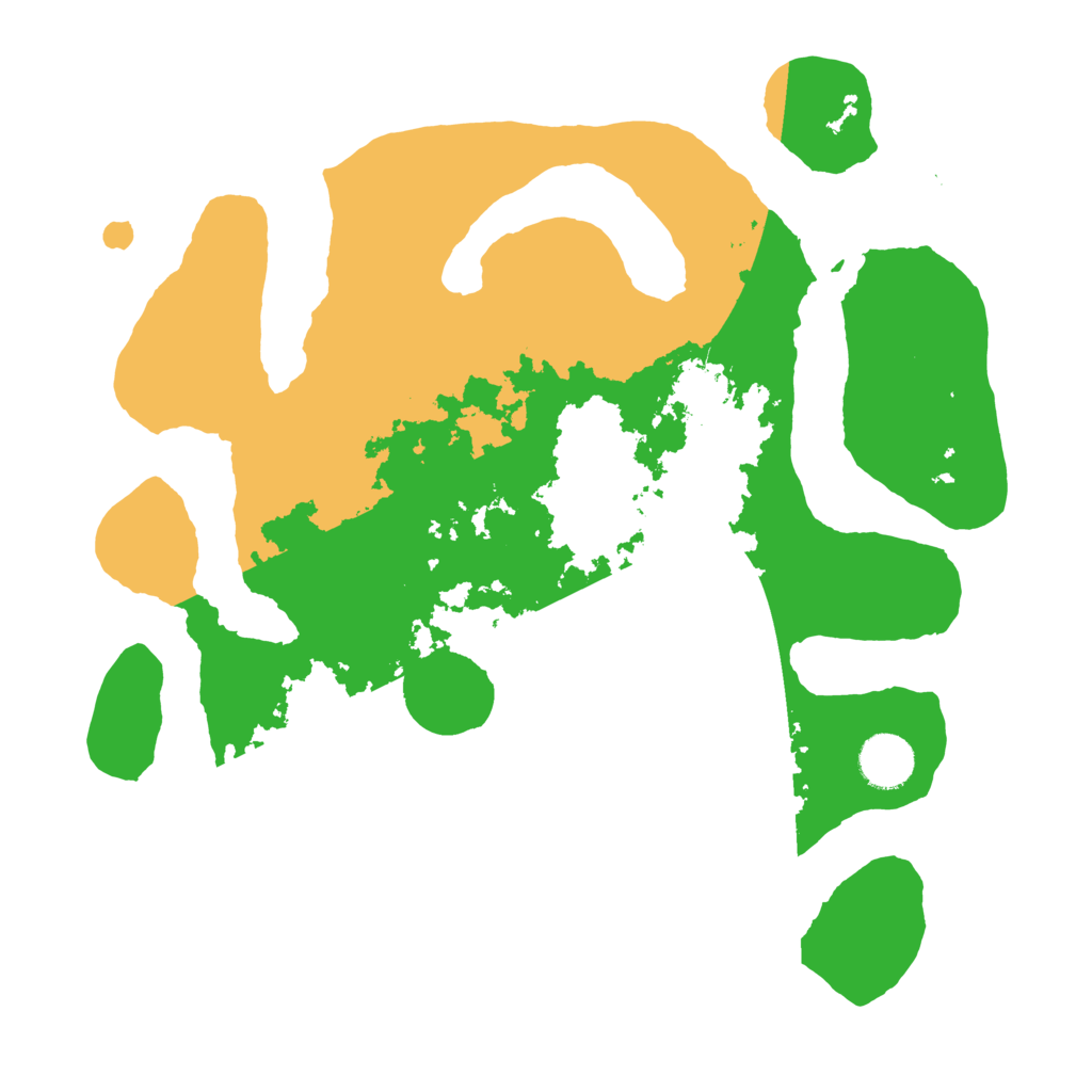 Biome Rust Map: Barren, Size: 3500, Seed: 4676928