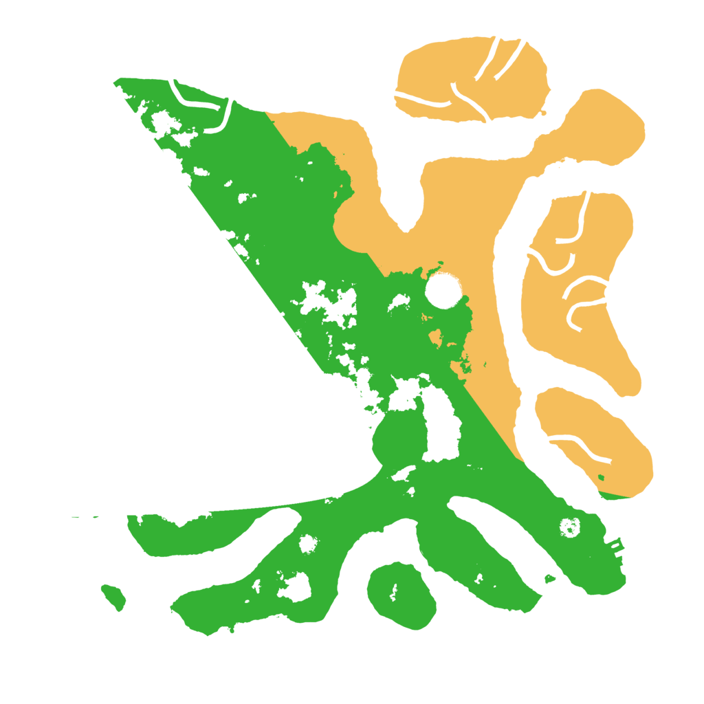 Biome Rust Map: Procedural Map, Size: 3500, Seed: 1404490