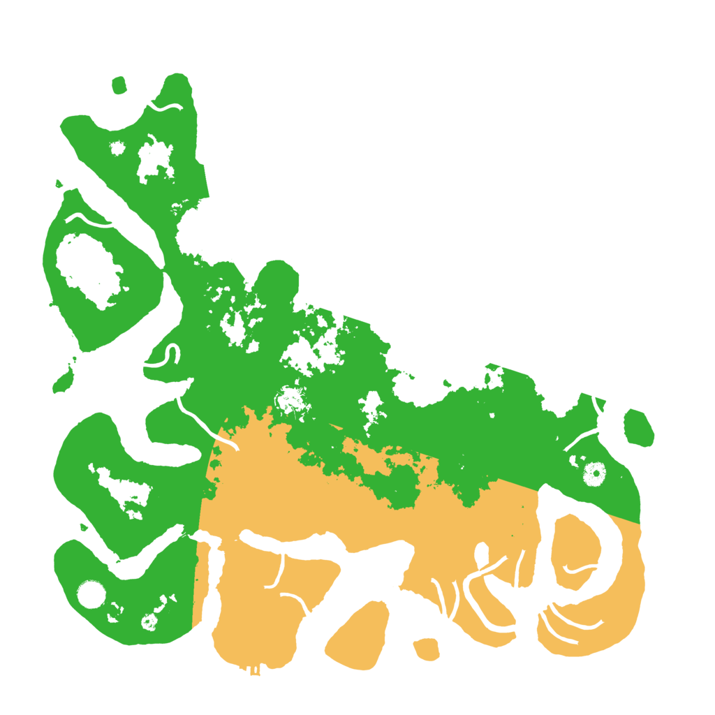 Biome Rust Map: Procedural Map, Size: 4500, Seed: 170764