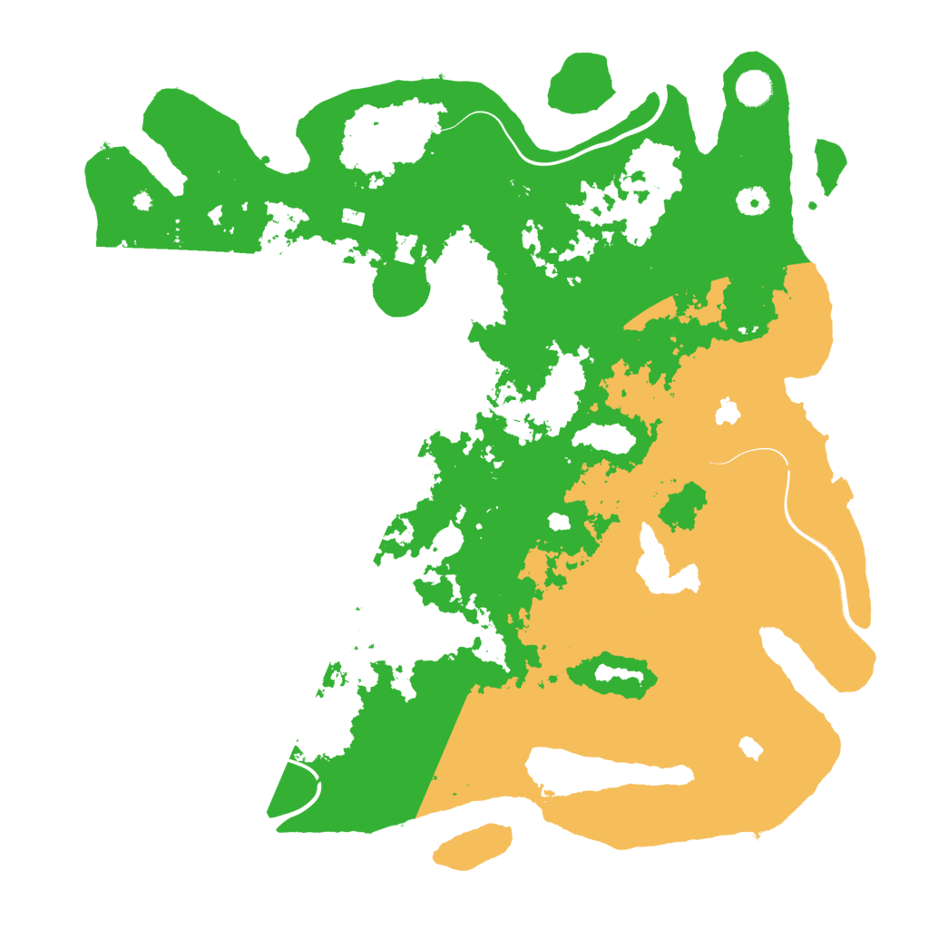 Biome Rust Map: Procedural Map, Size: 4500, Seed: 2706997