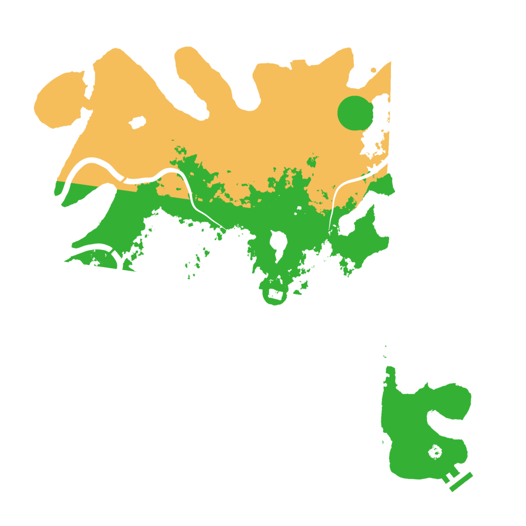 Biome Rust Map: Procedural Map, Size: 4000, Seed: 952861