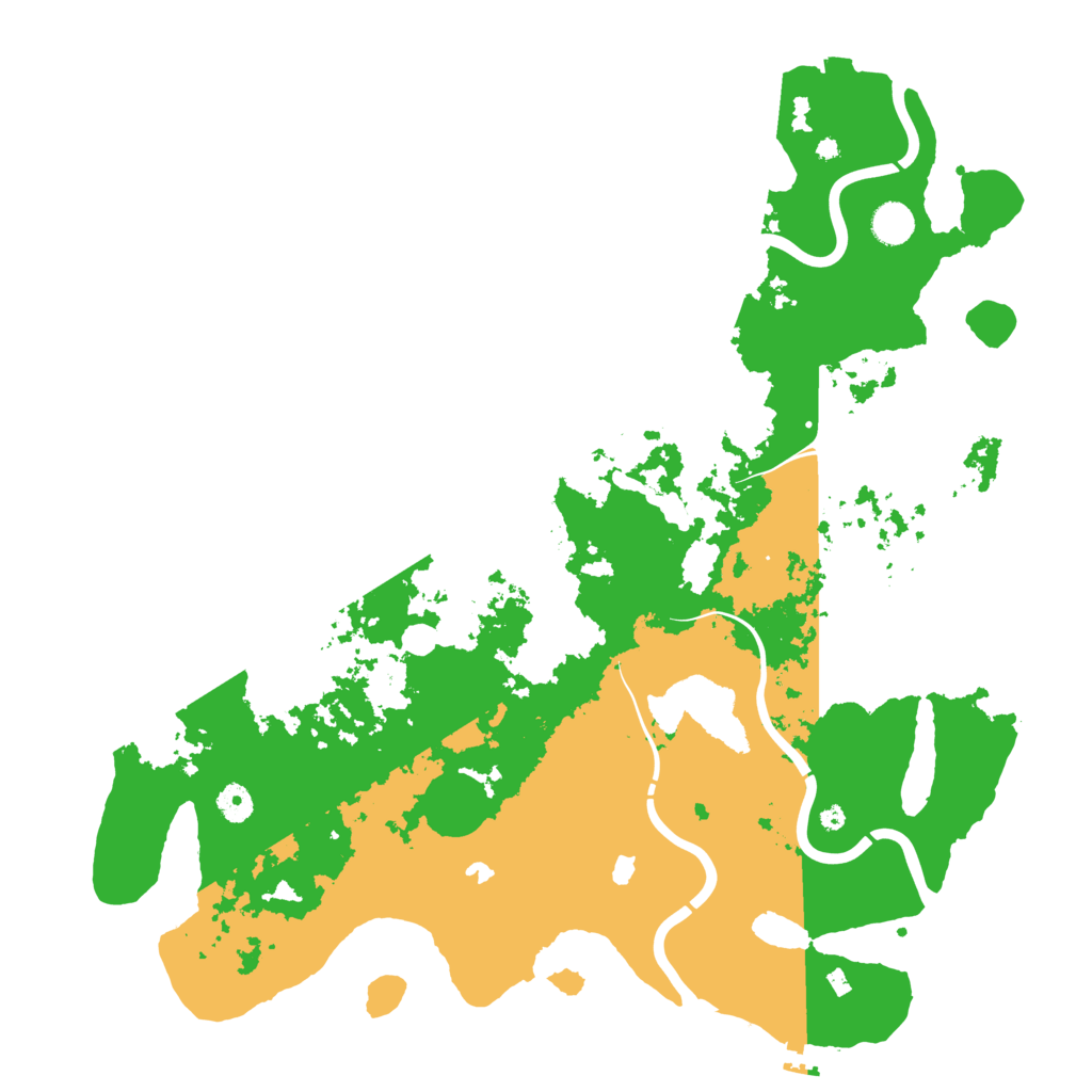 Biome Rust Map: Procedural Map, Size: 4500, Seed: 6115544